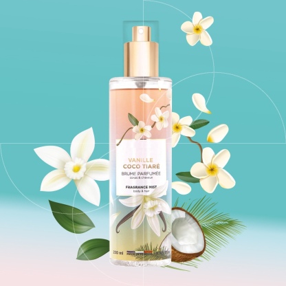 Vanille Coco Tiaré Brume Corps & Cheveux - 250 ml