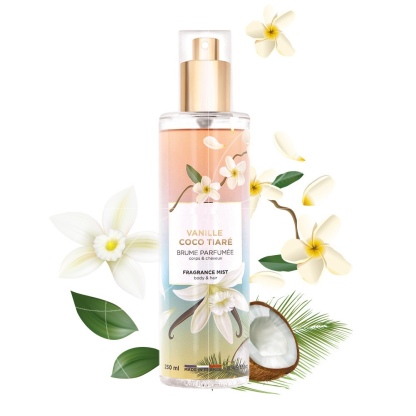 Vanille Coco Tiaré Brume Corps & Cheveux - 250 ml