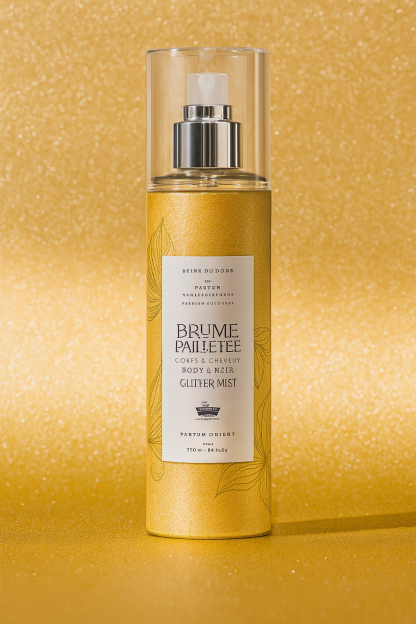 Brume Pailletée Vanille Etoilée - Ecrin de Soleil