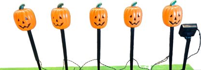 👻Balenie 6 solárnych halloweenskych zemných LED svetiel🎁