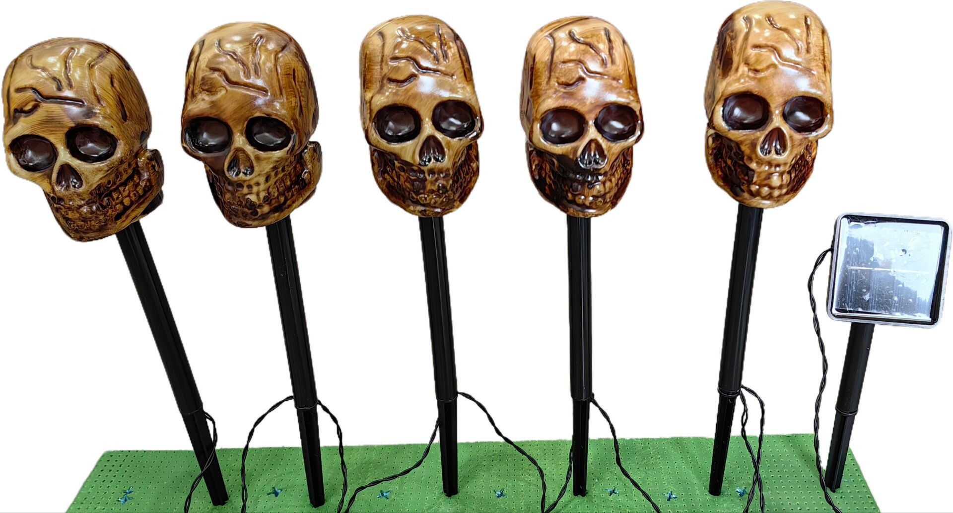 👻Balenie 6 solárnych halloweenskych zemných LED svetiel🎁