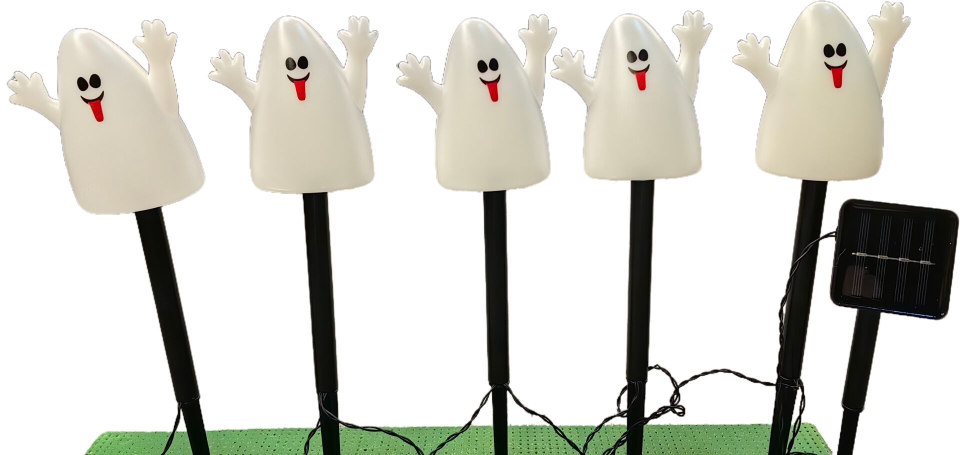 👻Balenie 6 solárnych halloweenskych zemných LED svetiel🎁