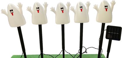 👻Balenie 6 solárnych halloweenskych zemných LED svetiel🎁