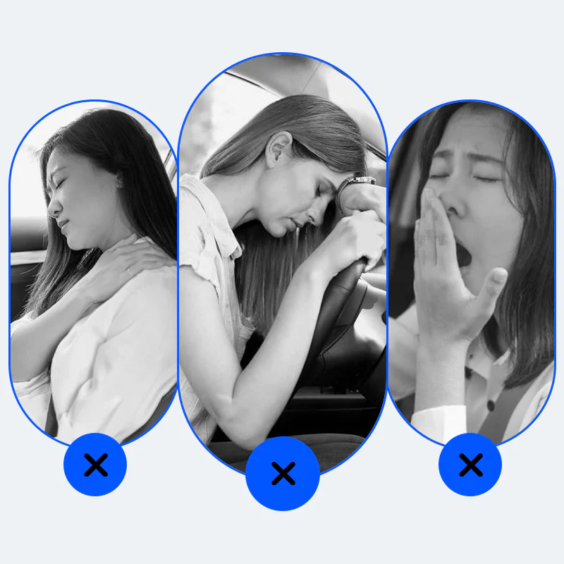 💥Opierka hlavy autosedačky vyrobená z 3D pamäťovej peny