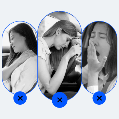 💥Opierka hlavy autosedačky vyrobená z 3D pamäťovej peny