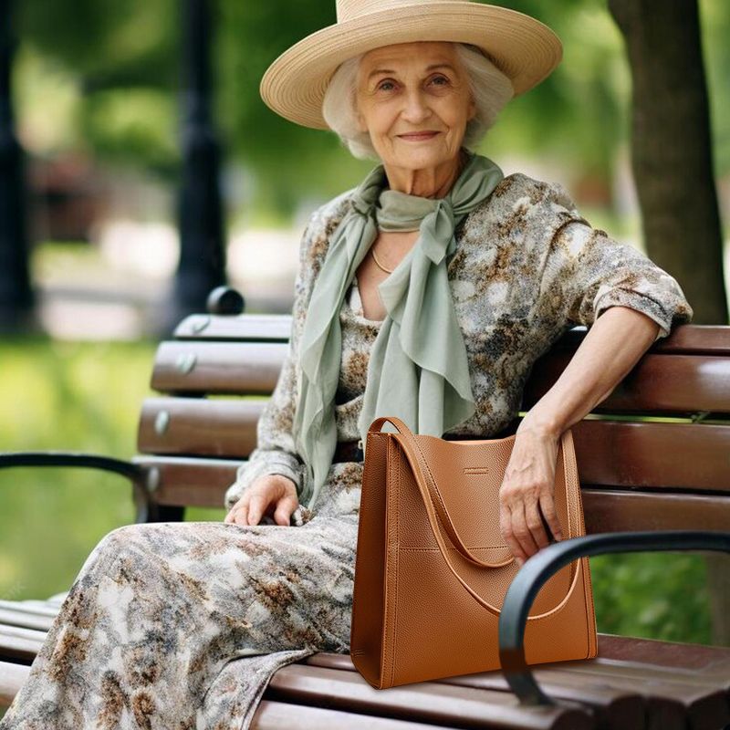 Jednoduchá monochromatická prémiová kabelka👜