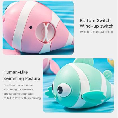 🐳Naťahovacia hračka na kúpanie v tvare klauna pre bábätká 🐟🐟🐟