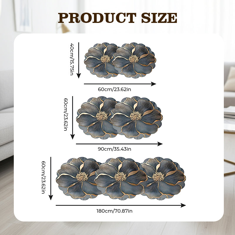 🔥40% zľava do vypredania zásob!🎉Rýchloschnúca kúpeľňová predložka s kvetinovým vzorom