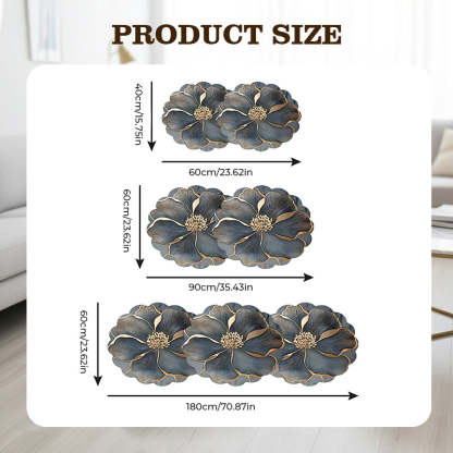 🔥40% zľava do vypredania zásob!🎉Rýchloschnúca kúpeľňová predložka s kvetinovým vzorom