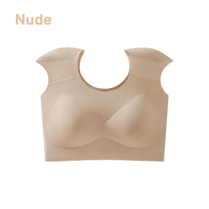 Bezšvové dámske spodné prádlo 1 v 1 s integrovanými ramennými vypchávkami