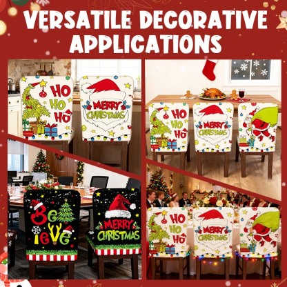 Kúpte 1 kus a získajte 1 kus zadarmo na 6 vianočných poťahov na stoličky