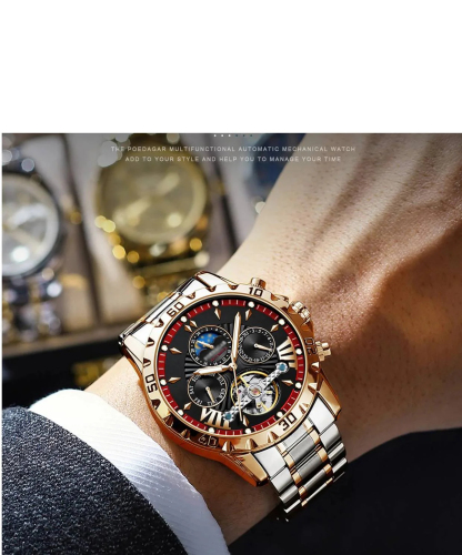 ⌚Ceasuri mecanice automate elvețiene noi, impermeabile💧