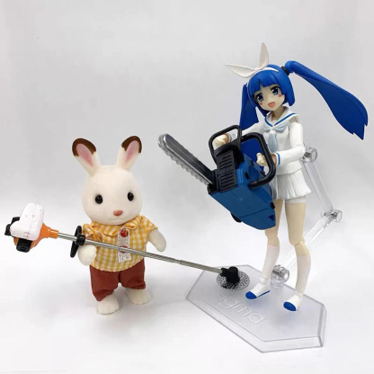 Stylowy model miniaturowej piły łańcuchowej