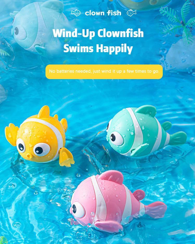 🐳Naťahovacia hračka na kúpanie v tvare klauna pre bábätká 🐟🐟🐟
