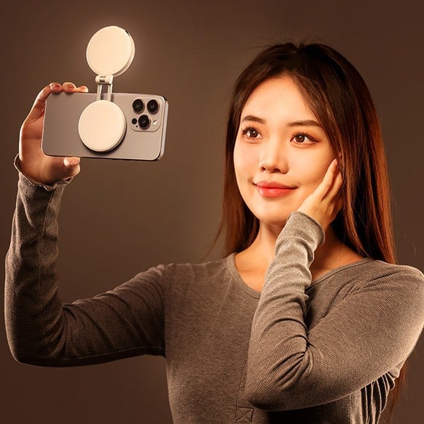 Nastaviteľné magnetické kruhové svetlo – perfektné osvetlenie pre selfie a fotografie! Univerzálna kompatibilita