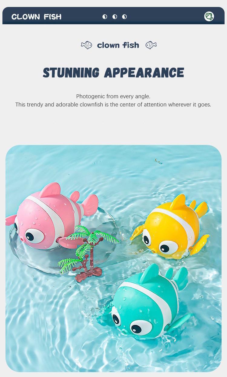 🐳Naťahovacia hračka na kúpanie v tvare klauna pre bábätká 🐟🐟🐟