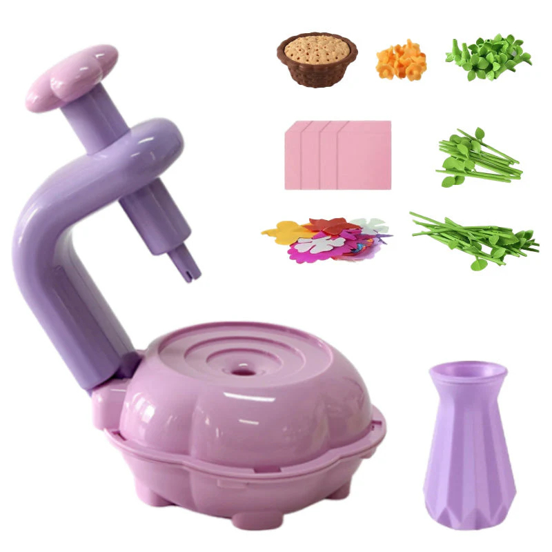 Sada na výrobu kvetinových kytíc pre deti