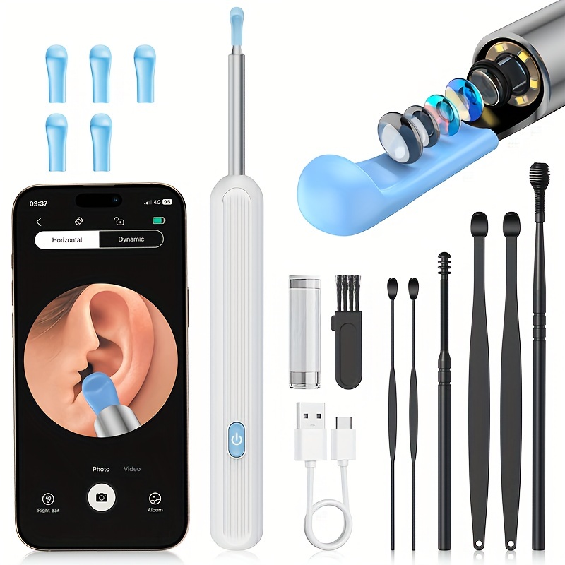 Wireless smart visual ear pick