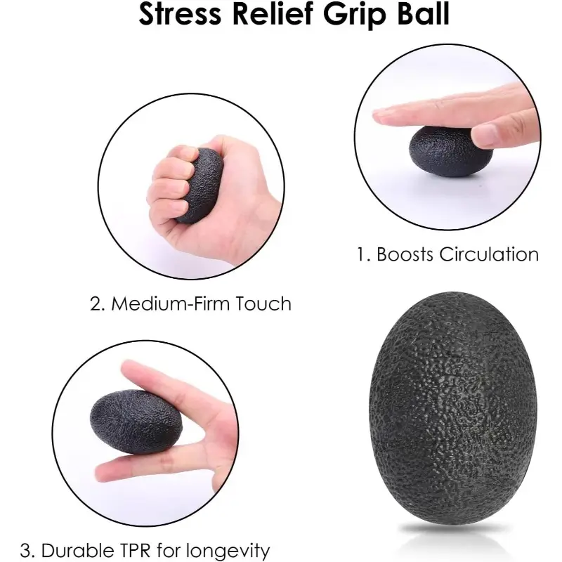 grip strength trainer hand gripper strengthener set 5 pack adjustable hand gripper 2 pack with click counter   grip ball   11 132 lbs forearm strengthener athletes rock climbing forearm strengthener   Product details 8