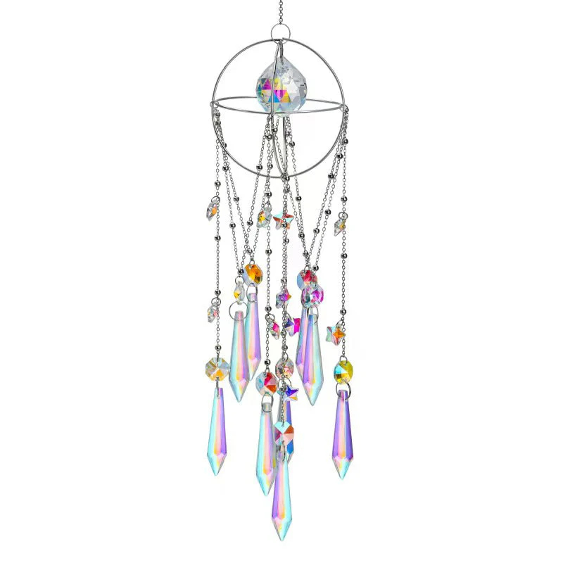 Závesný krištáľový hranolový prívesok Suncatcher
