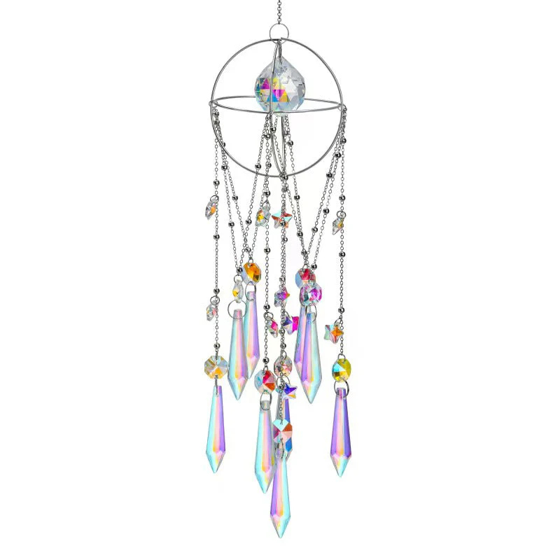 Závesný krištáľový hranolový prívesok Suncatcher