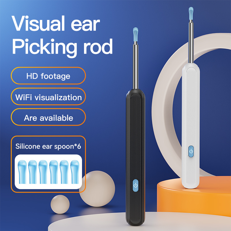 Wireless smart visual ear pick