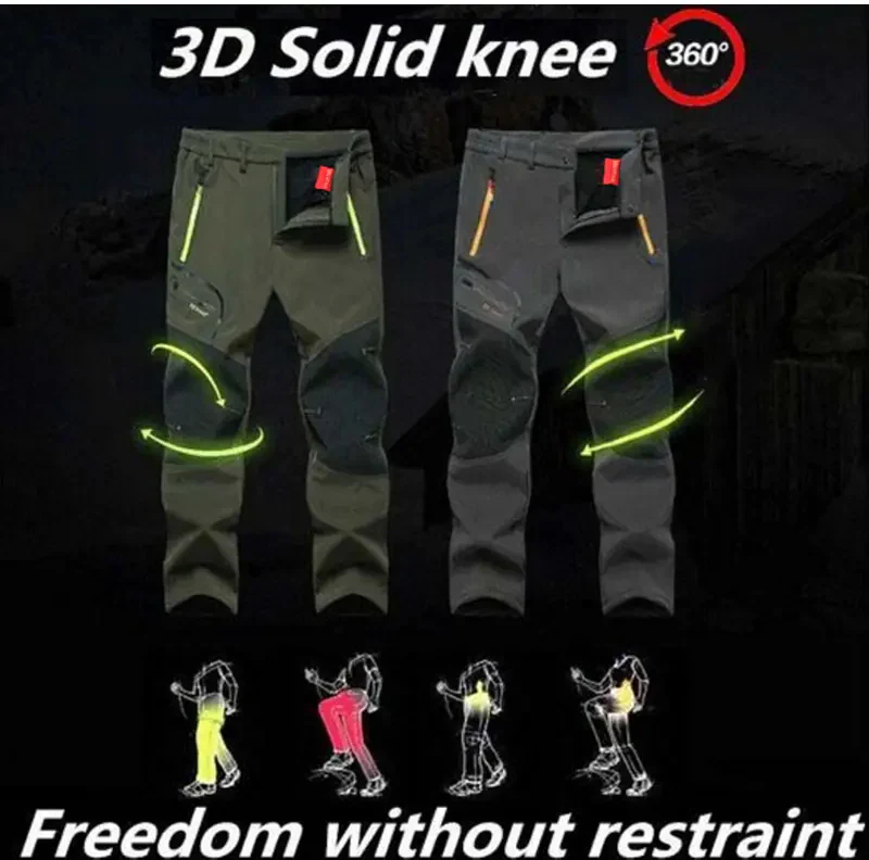 Vetruodolné turistické nohavice veľkej veľkosti👖