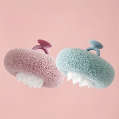 Sprchová guľa s prísavkou na slnečnice, exfoliačná špongia