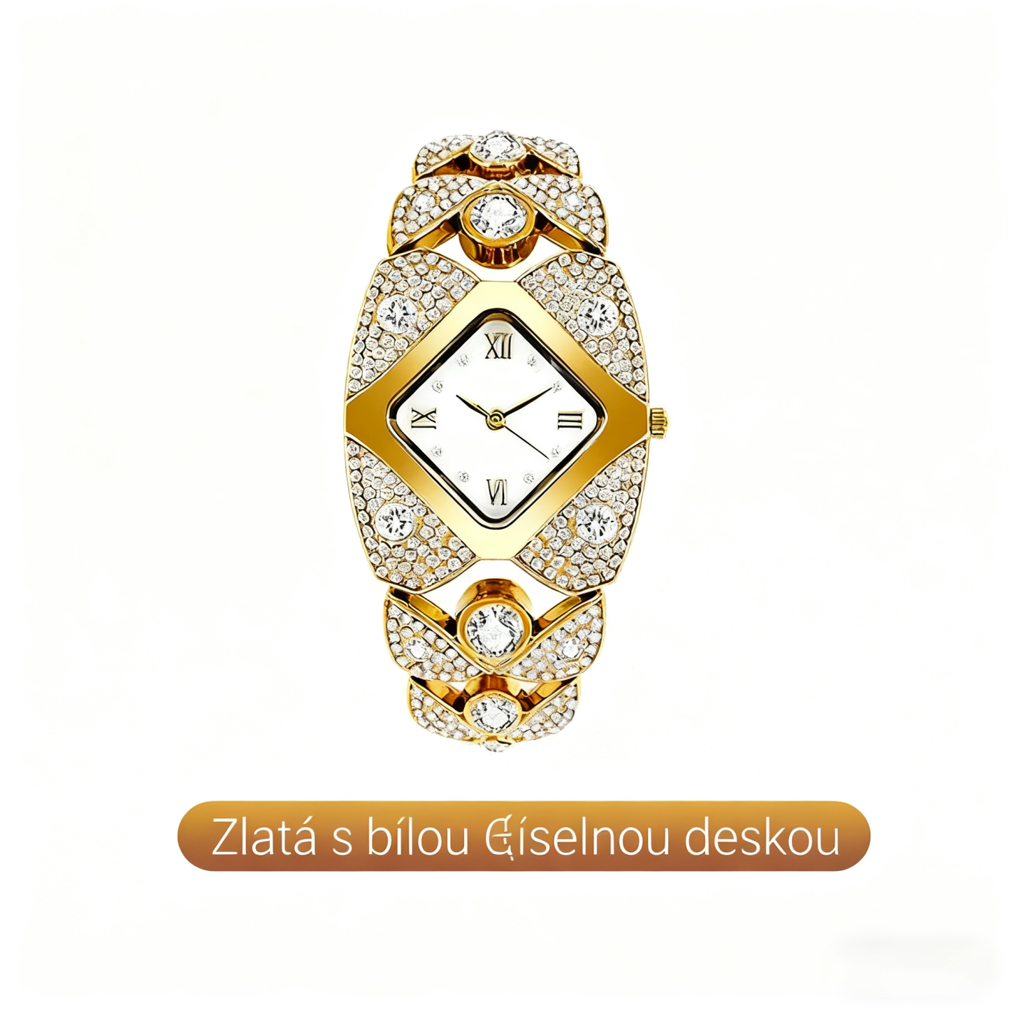 💎Dámské retro quartzové hodinky se třpytivými kamínky⌚⌚⌚