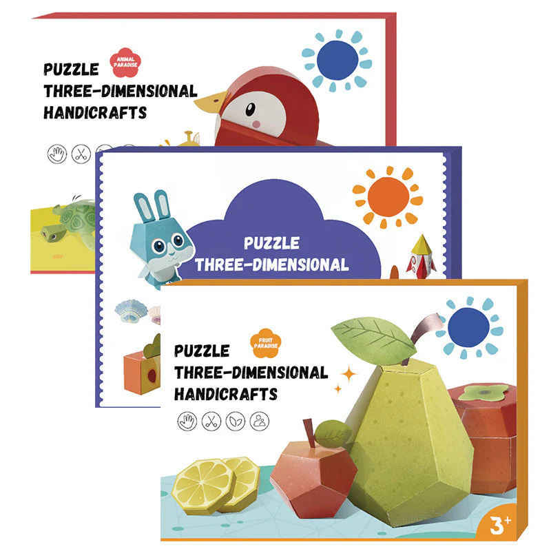 3D ručne vyrobená origami kniha