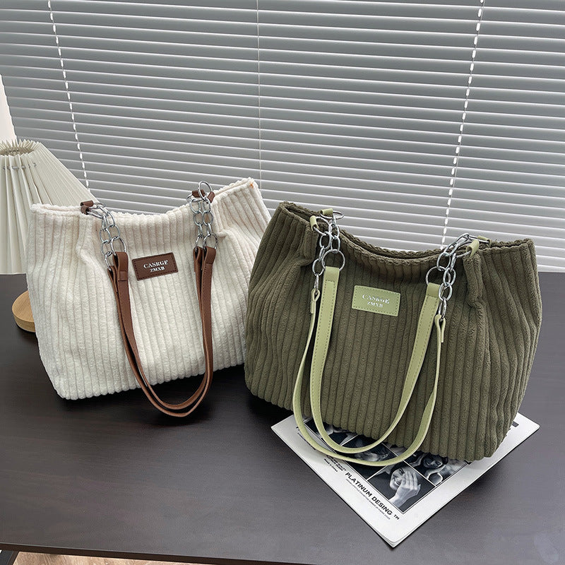 Julia™ | Cotton Corduroy Tote Bag
