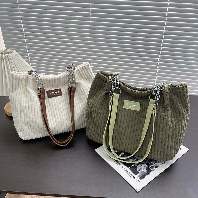 Julia™ | Cotton Corduroy Tote Bag