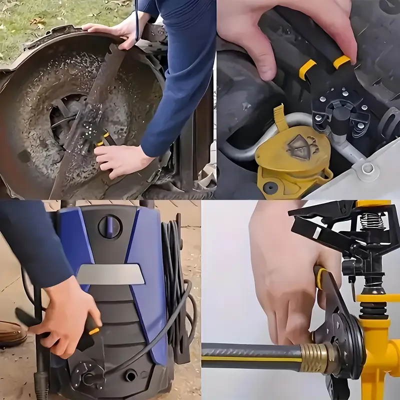 cheie magică multifuncțională de   - reglabilă cu socket hexagonal și m&acirc;ner antiderapant, potrivită pentru diy, electricieni, mecanici, motociclete și biciclete Detaliile articolului 5
