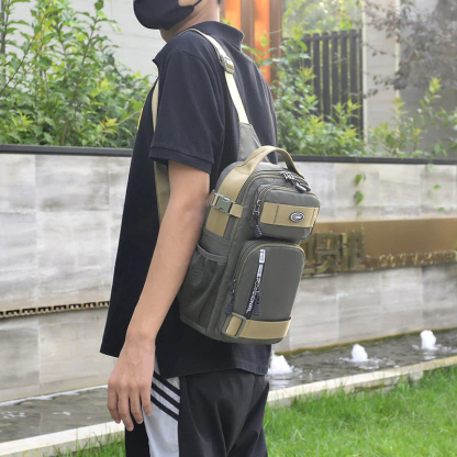 Nastaviteľná náprsná taška z oxfordskej látky💼