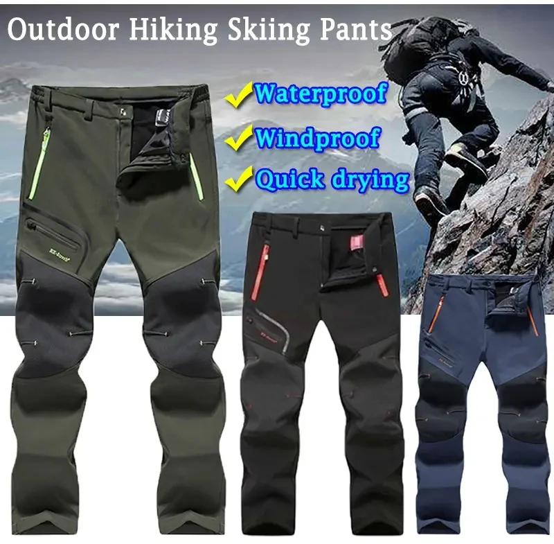 Vetruodolné turistické nohavice veľkej veľkosti👖