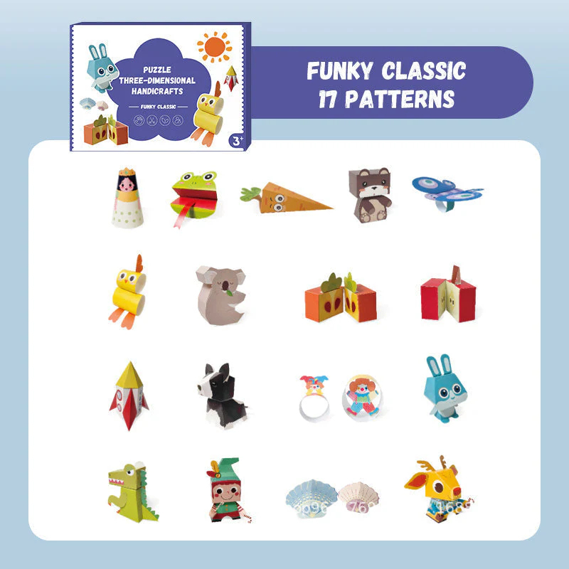 3D ručne vyrobená origami kniha