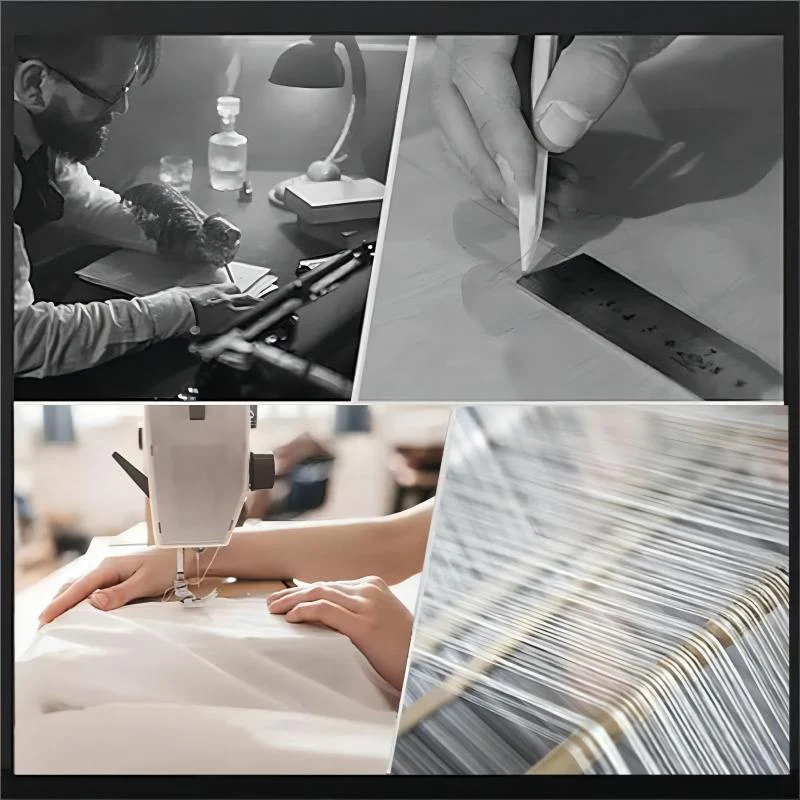 Dámska pletená bunda Patchwork Down Coat