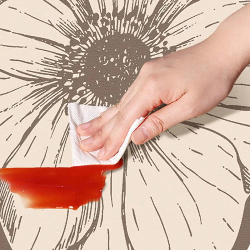 Odkvapkávacia podložka v tvare kvetu na kuchynskú pracovnú dosku 💦