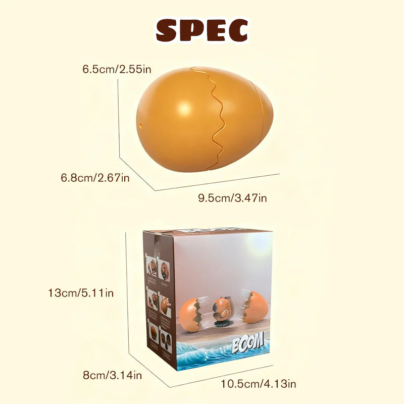 Detská slepá kombinovaná hra - kopanie vajec