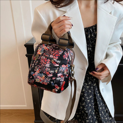 💥Dámska módna tlač viacvrstvovej tašky cez rameno💕