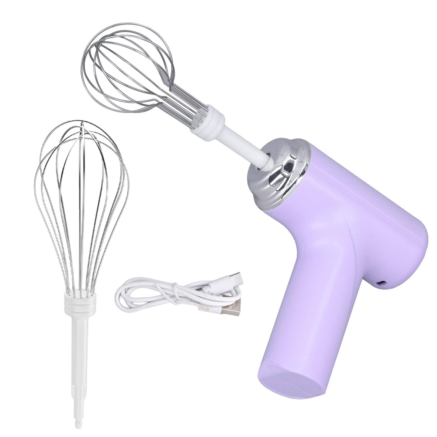 🍳 Vychutnajte si slobodu varenia bez kábla✨ Bezdrôtový ručný elektrický mixér – pre bezproblémové mixovanie bez neporiadku kedykoľvek a kdekoľvek! 🎉
