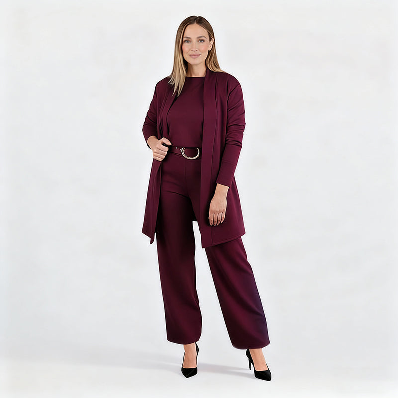 💝Long cardigan set, three-piece