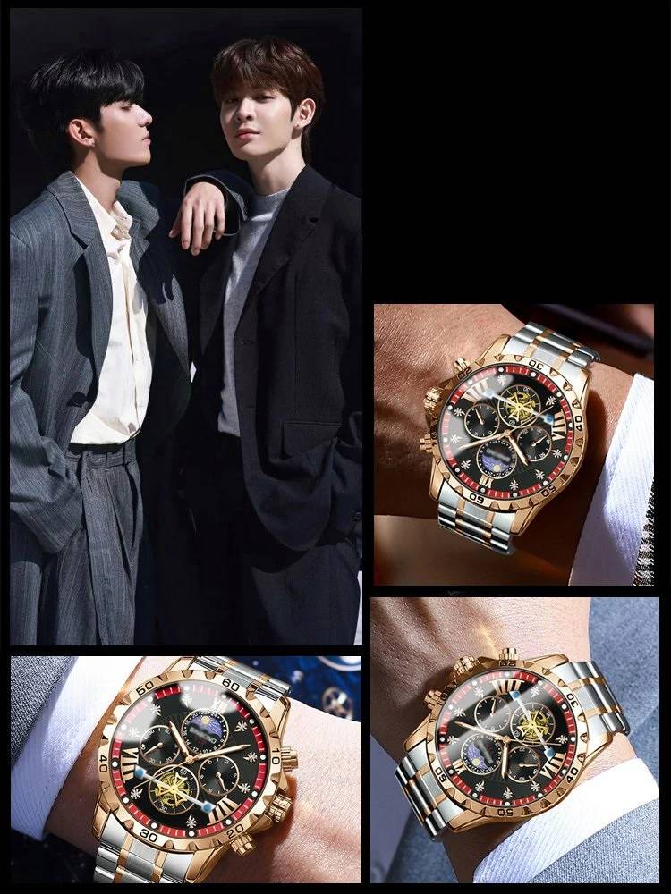 ⌚Ceasuri mecanice automate elvețiene noi, impermeabile💧