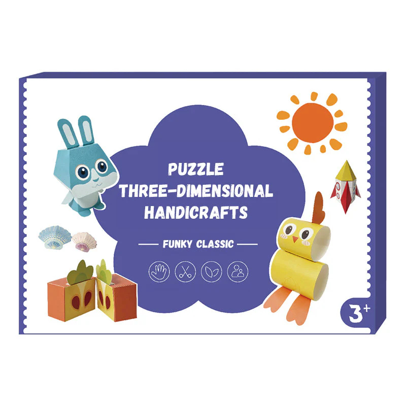 3D ručne vyrobená origami kniha