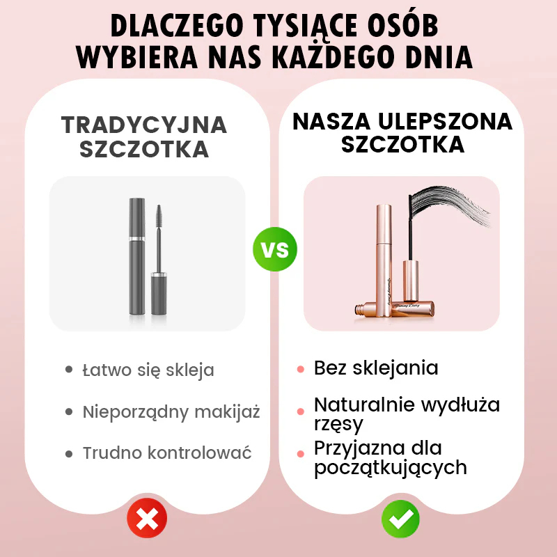 Predlžujúca a natočujúca maskara