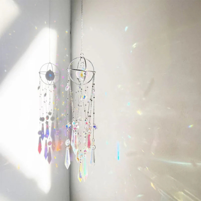 Závesný krištáľový hranolový prívesok Suncatcher