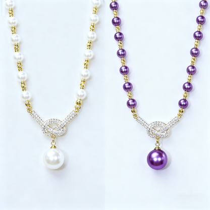 Elegantný perlový náhrdelník pre ženy (24HODINOVÁ PROMO AKCIA)