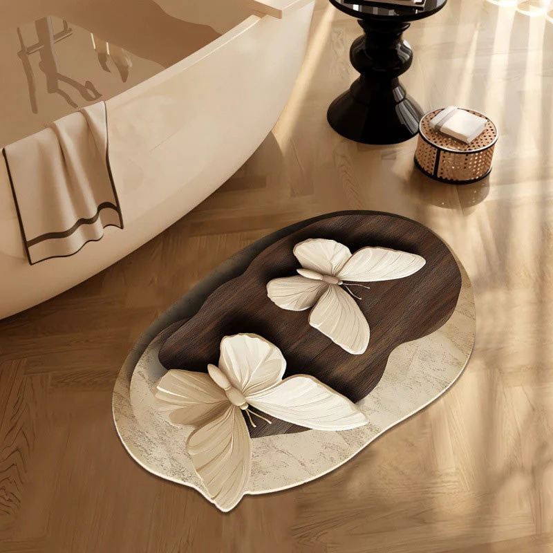 3D Realistisches Muster Rutschfeste Absorptionsmatte