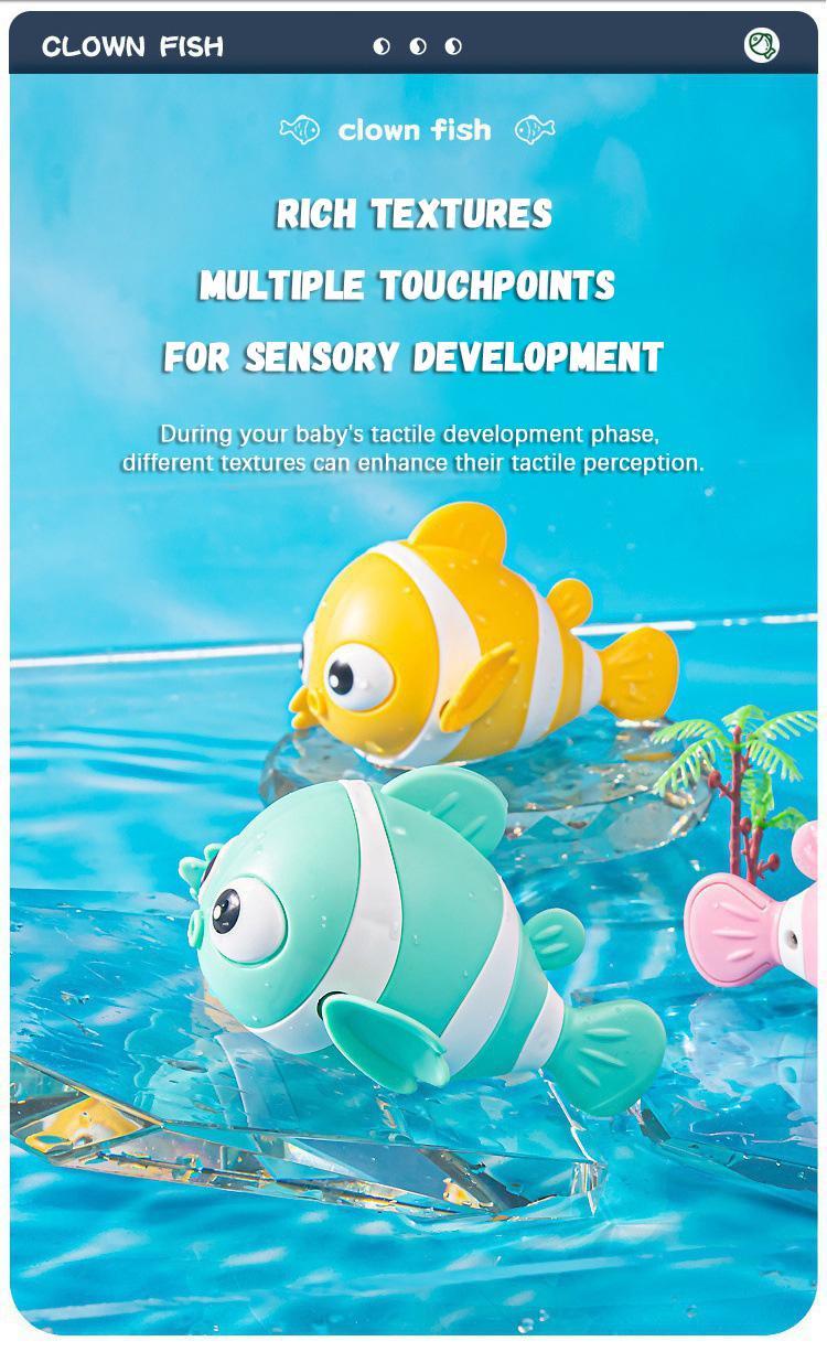 🐳Naťahovacia hračka na kúpanie v tvare klauna pre bábätká 🐟🐟🐟