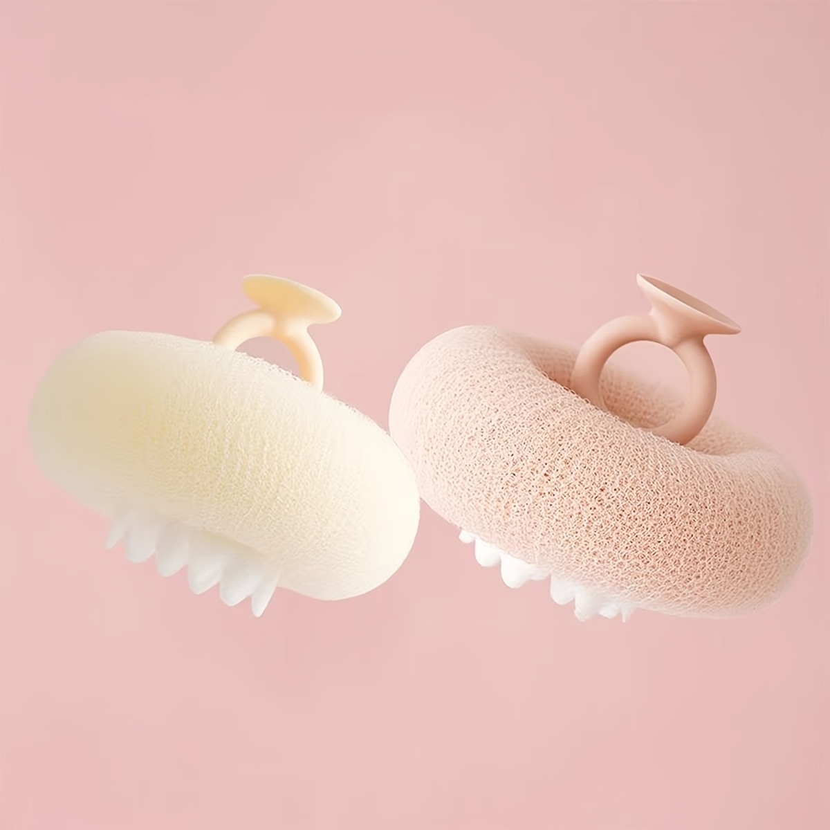 Sprchová guľa s prísavkou na slnečnice, exfoliačná špongia